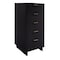 Manhattan Comfort Granville Tall 23.62 Narrow Dresser in Black DR-5002 - alternate 7